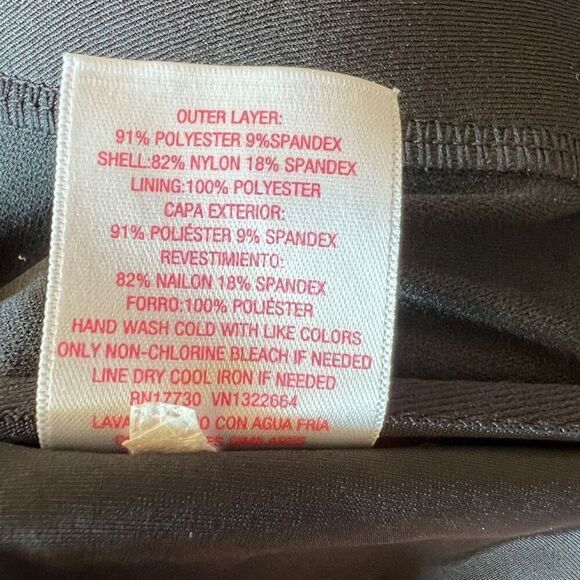 Isabel Maternity Lacey Tankini Swimsuit Top Size D/DD Medium Black Cute Back Det - Picture 13 of 13